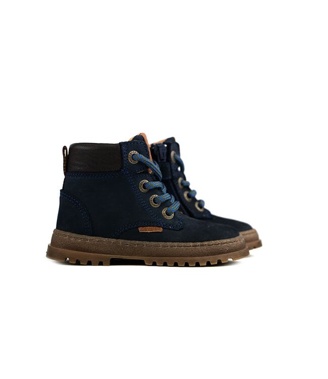 Develab Schnürstiefel Navy Nubuck