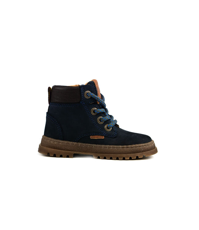 Develab Schnürstiefel Navy Nubuck