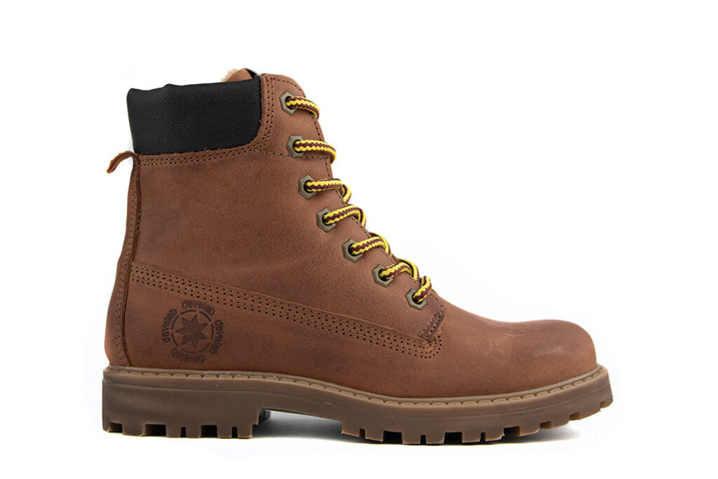 Develab Develab Schnürstiefel Cognac Nubuck