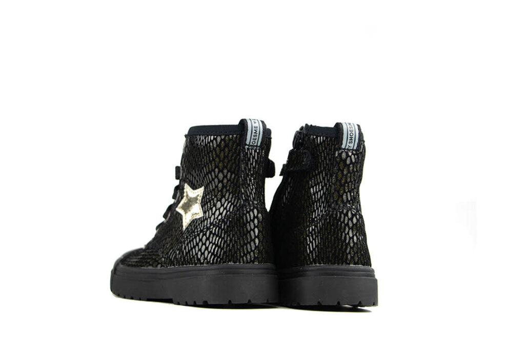 Shoesme Shoesme Biker Black Gold