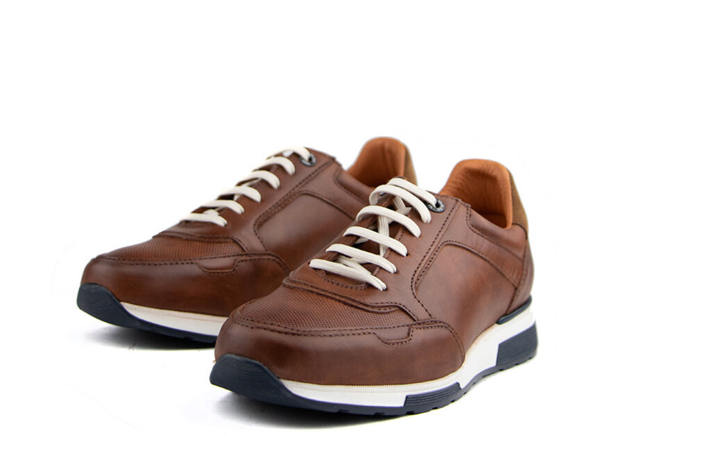 Van Lier Van Lier Sneaker Licht Cognac