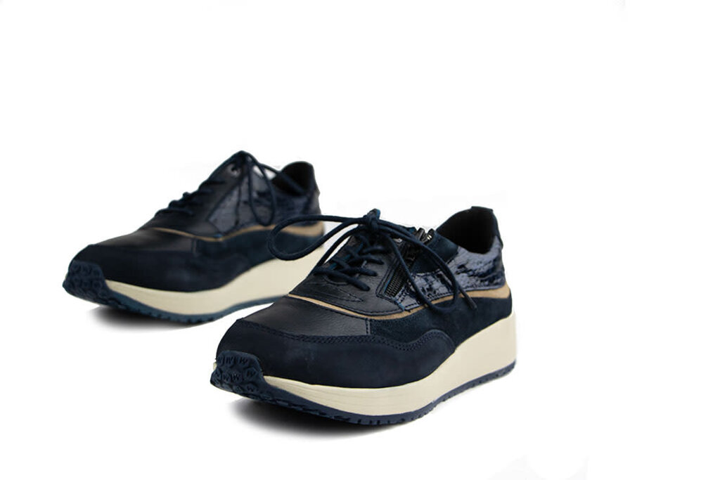 Wolky Wolky Sneaker Sprint Leather Blue Combi