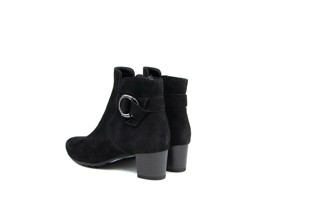 Gabor Gabor Ankle boots buckle Black Suede