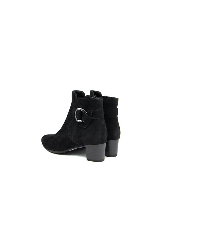 Gabor Ankle boots buckle Black Suede