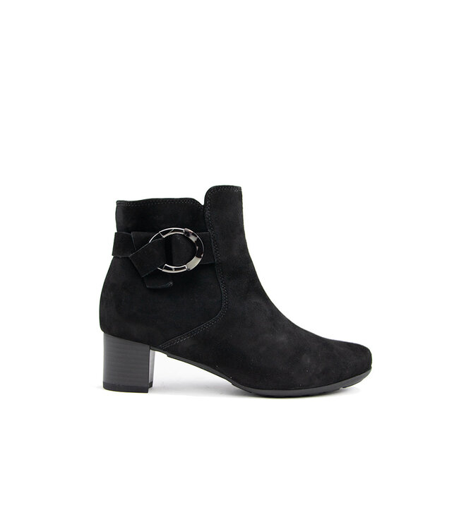 Gabor Ankle boots buckle Black Suede