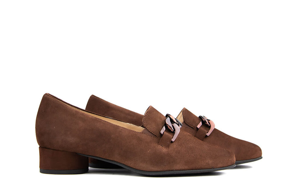 Hassia Hassia Pump Ketting Chestnut Suede Roma