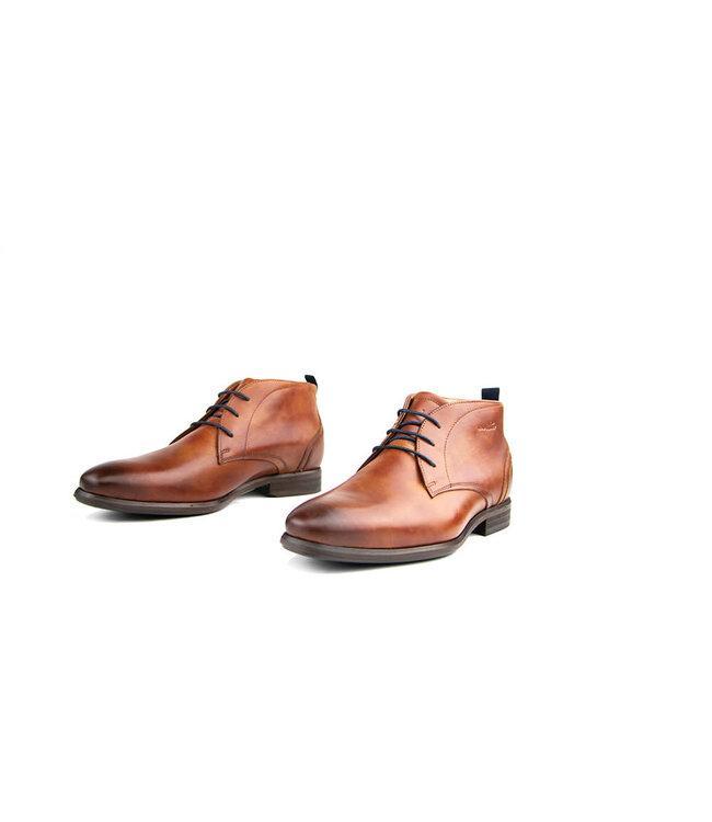 Van Lier Hoge Veter Cognac Leer