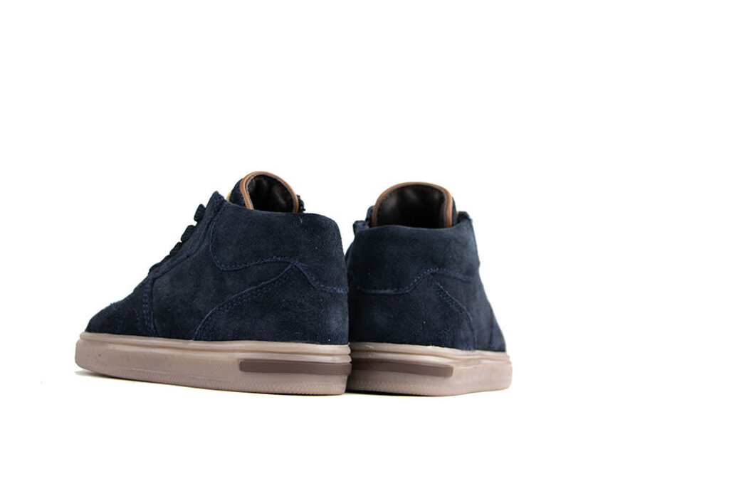 Pinocchio Pinocchio Hoge Sneaker Dark Blue Suede