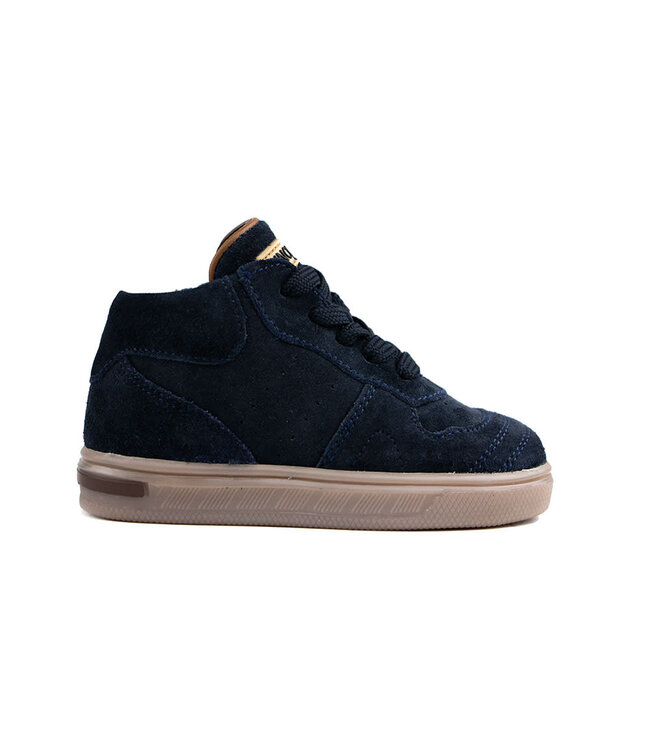 Pinocchio Hohe Sneaker Dark Blue Suede