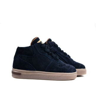 Pinocchio Pinocchio Hoge Sneaker Dark Blue Suede
