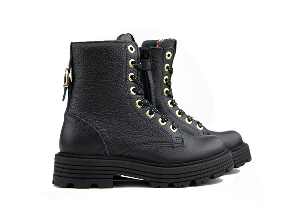 Red-Rag Red Rag Veterboot Black Nappa