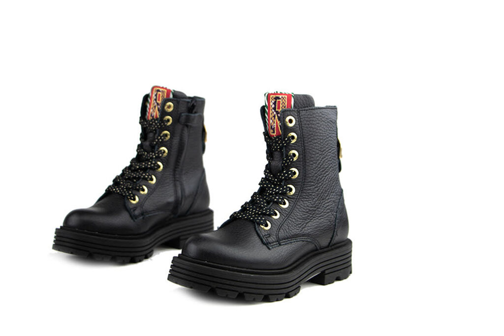 Red-Rag Red Rag Veterboot Black Nappa