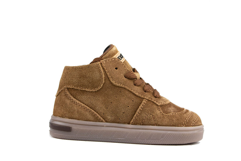 Pinocchio Pinocchio Hoge Sneaker Mid Brown Suede Combi