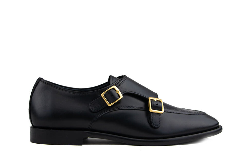 Pertini Pertini Monk Straps  Black Cesar