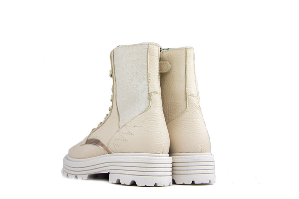 Red-Rag Red Rag Veterboot Beige Nappa