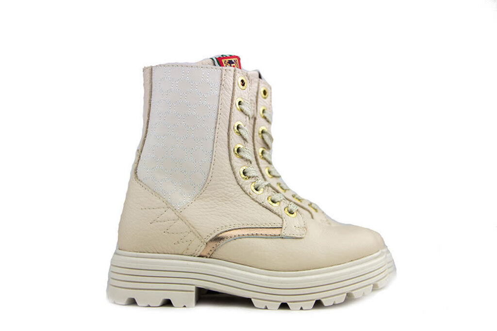 Red-Rag Red Rag Veterboot Beige Nappa