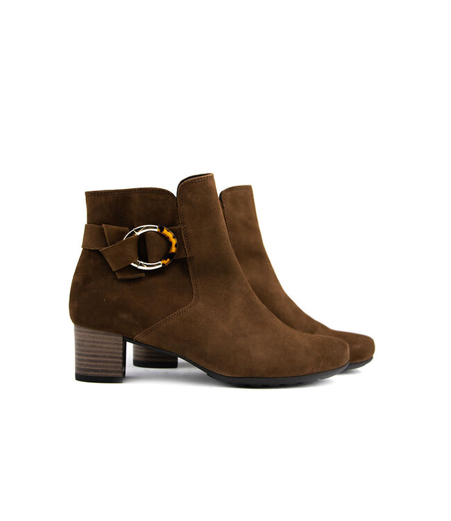 Gabor Stiefelette Schnalle Reh Suede