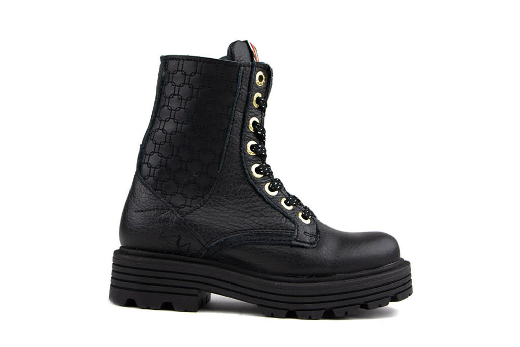 Red-Rag Red Rag Veterboot Black Nappa