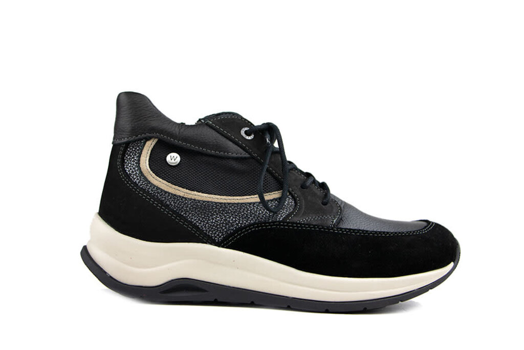 Wolky Wolky Hohe Sneaker Scone Leather Black