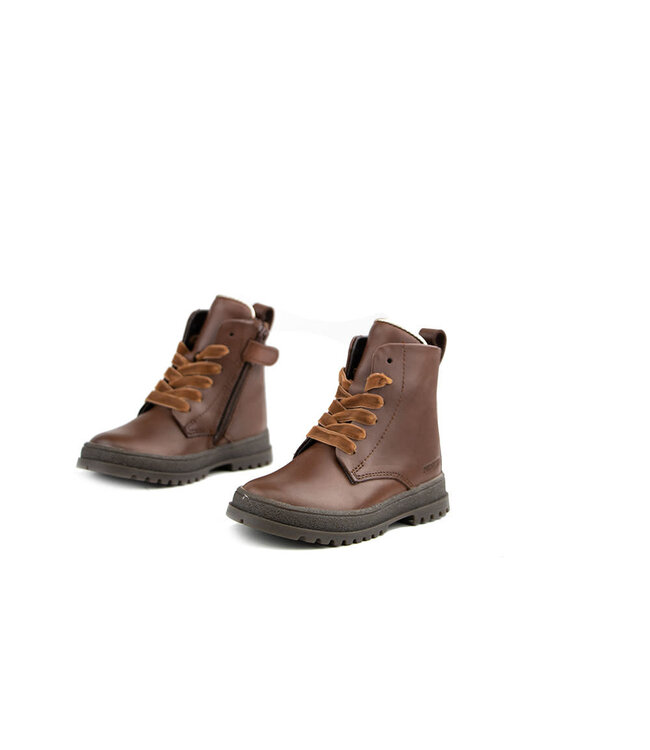 Pinocchio Schnürstiefel Mid Brown Combi