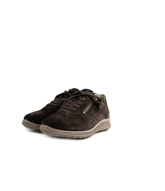 Hartjes Rap Shoe Dunkelbraun Altgold