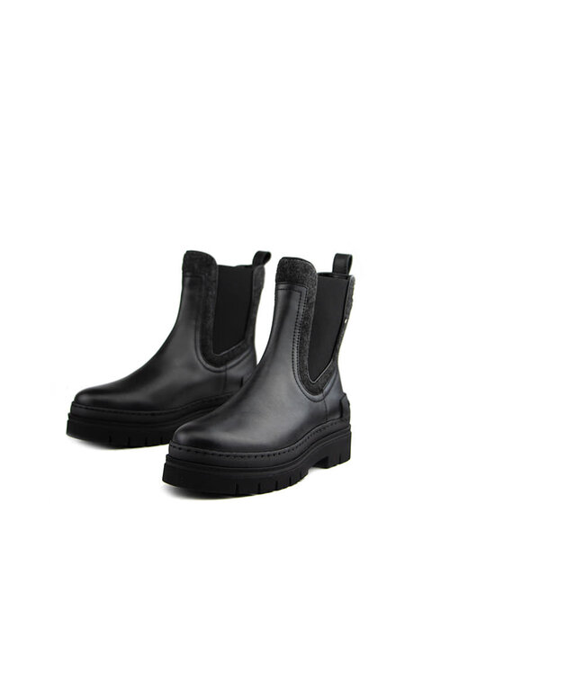 Tommy Hilfiger Feminine Felt Chelsea Black