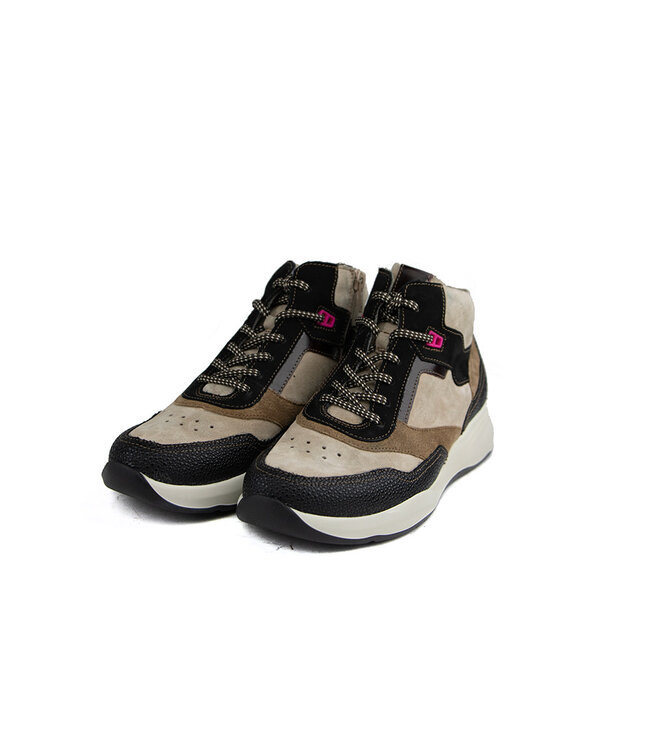 Durea Durea Sneaker Black Seppia Bordeaux H