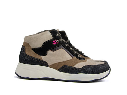 Durea Durea HoheSneaker Schwarz Seppia Bordeaux H