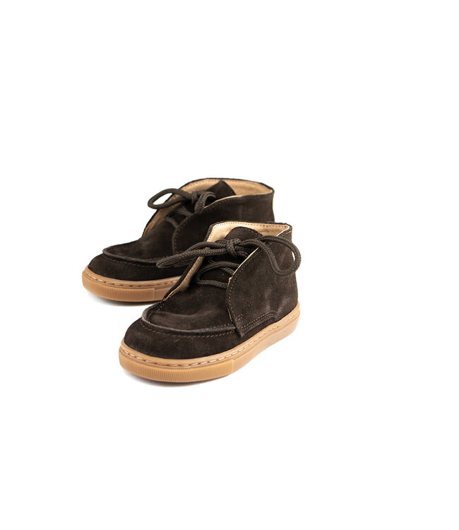 Clic Schnürschuhe Antracita Suede