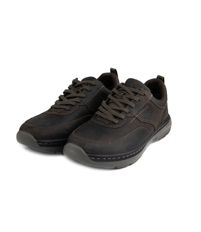 Clarks Pro Lace Dark Brown Tumbled