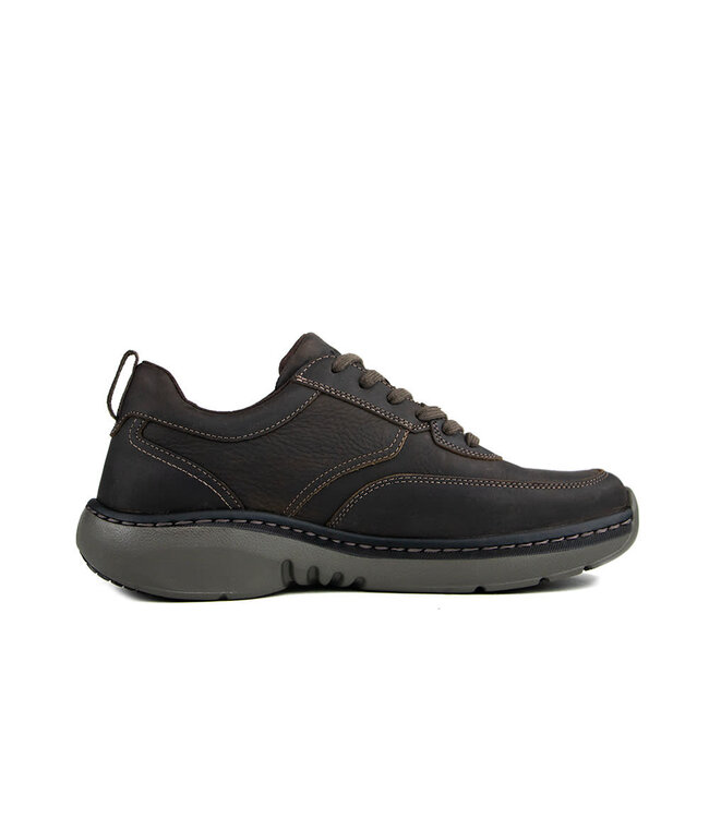 Clarks Pro Lace Dark Brown Tumbled