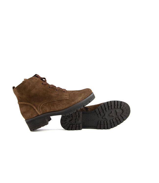 Gabor Schnürstiefel Whisky Suede