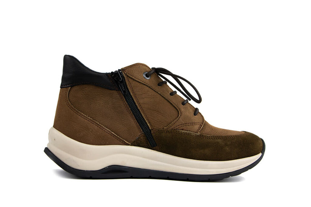 Wolky Wolky Hoge Sneaker Scone Leather Taupe