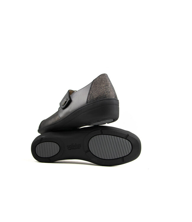 Solidus Klettschuhe Hedda Anthrazit Canapa J