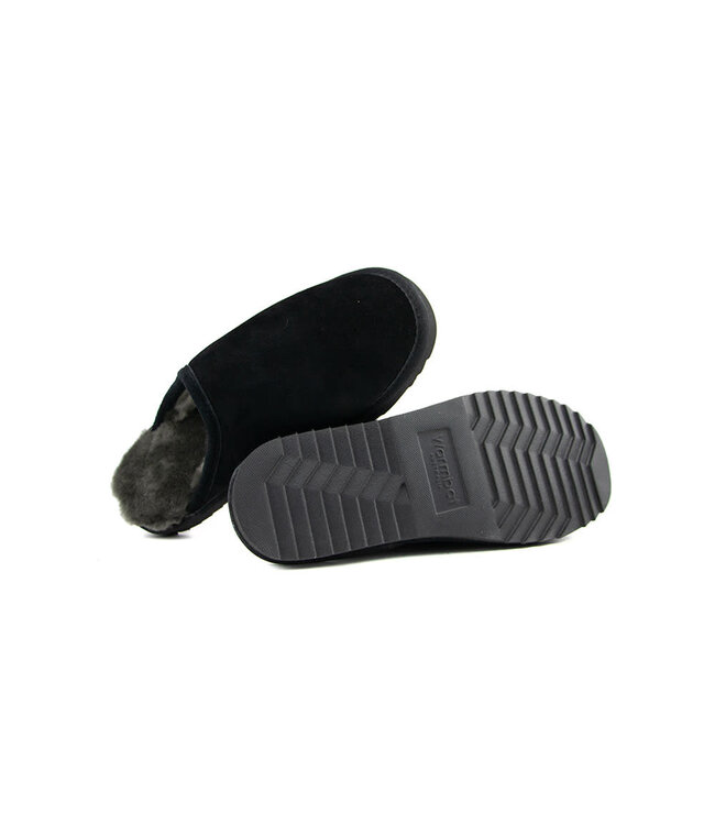 Warmbat Pantoffels Classic Black Suede