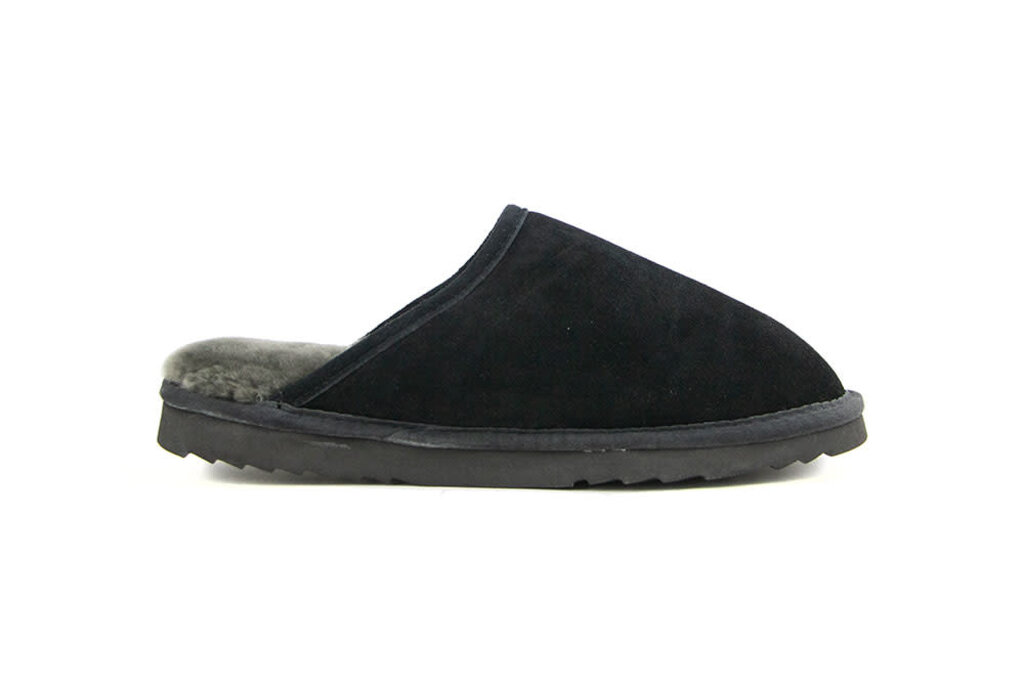 Warmbat Warmbat Pantoffels Classic Black Suede