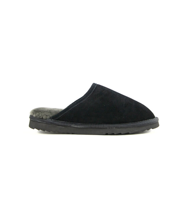 Warmbat Pantoffels Classic Black Suede