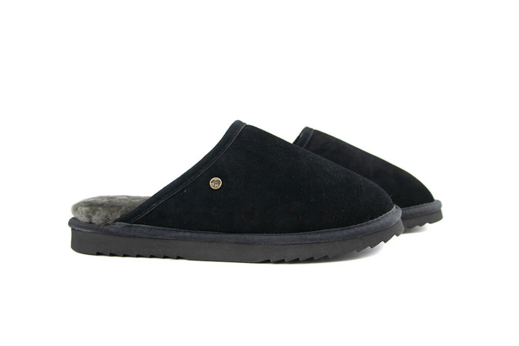 Warmbat Warmbat Pantoffels Classic Black Suede