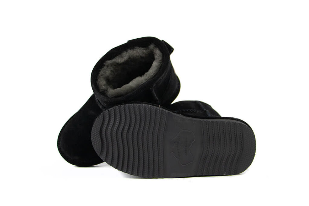 Warmbat Warmbat Pantoffels Wallaby Kids Black