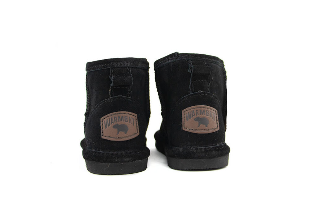 Warmbat Warmbat Pantoffels Wallaby Kids Black