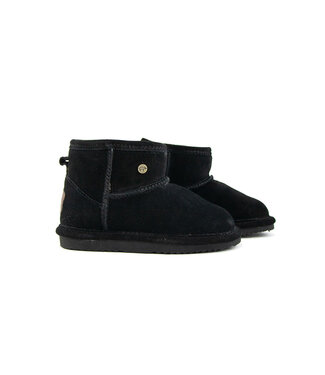 Warmbat Warmbat Wallaby Kids Black Suede