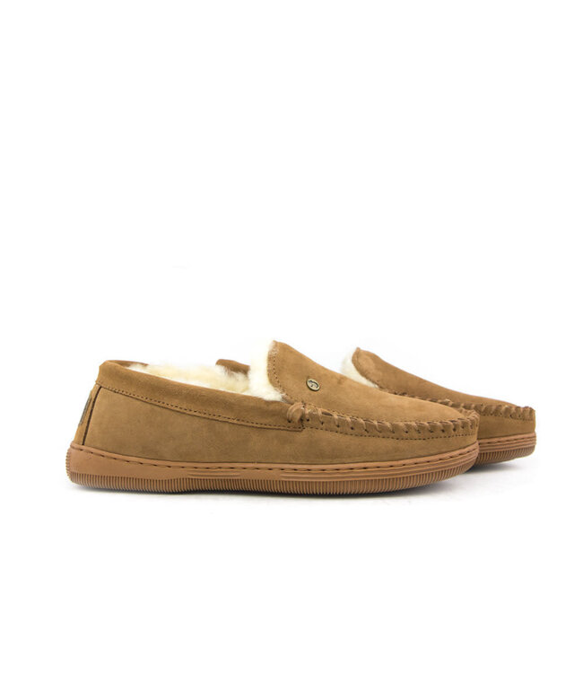 Warmbat Warmbat House Slippers Grizzly Cognac Suede