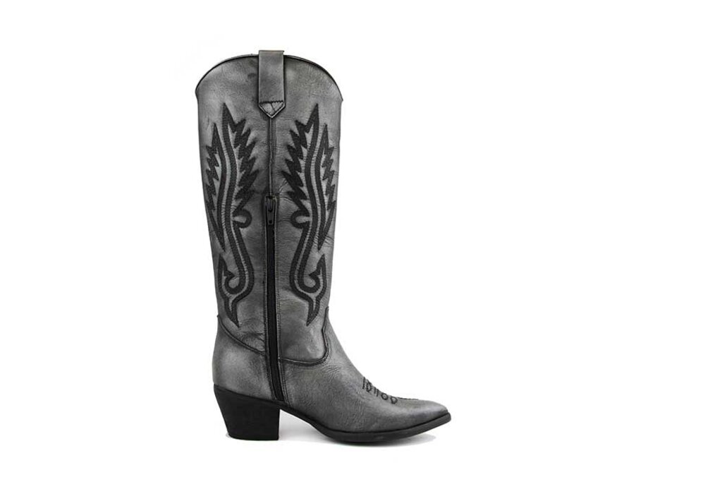 Lazamani Lazamani Western Boot High Grey