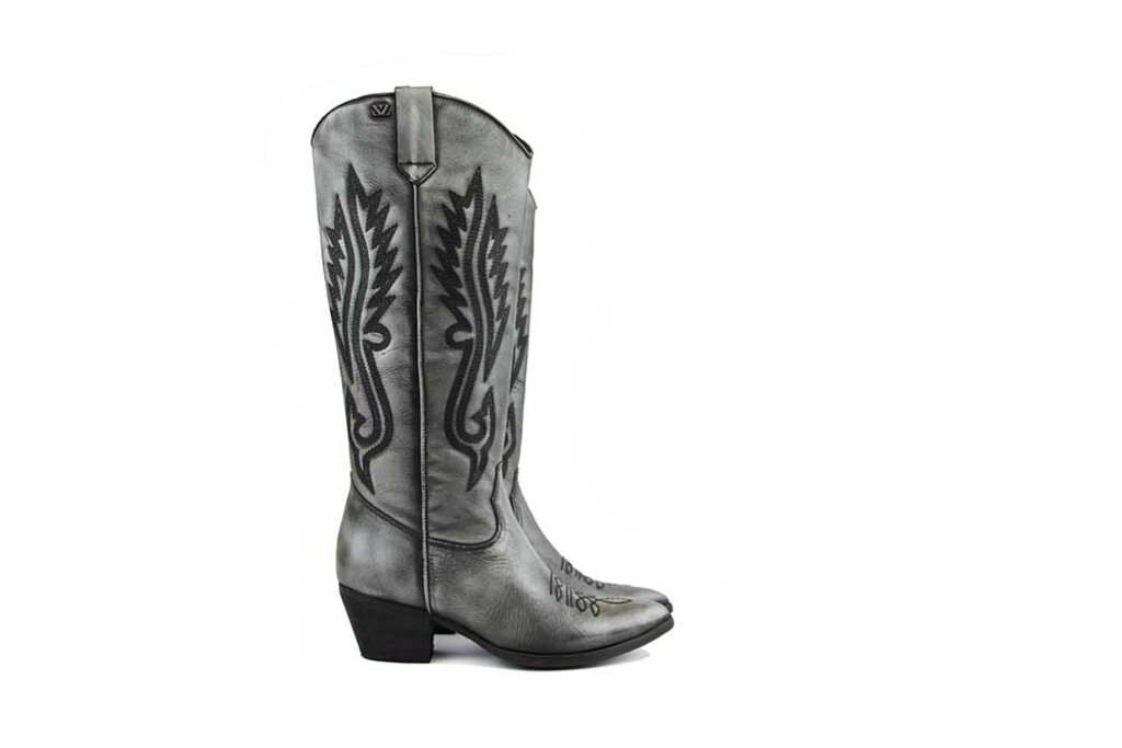 Lazamani Lazamani Western Boot High Grey