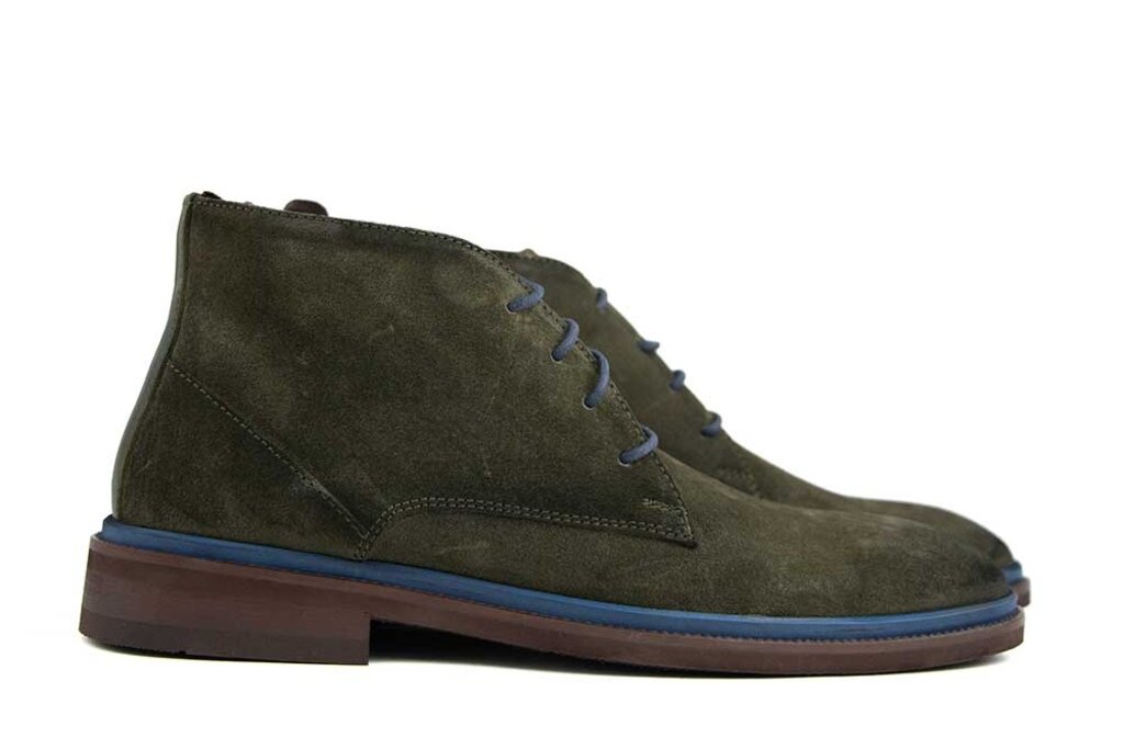 Berkelmans Berkelmans Schnürstiefel Monticello Green Suede