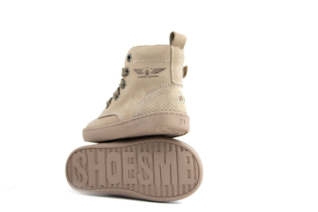 Shoesme Shoesme Veterboot Flex Taupe