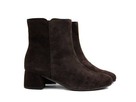 Gabor Gabor Enkellaars Chocolate Suede Gabor Gabor Enkellaars Chocolate Suede