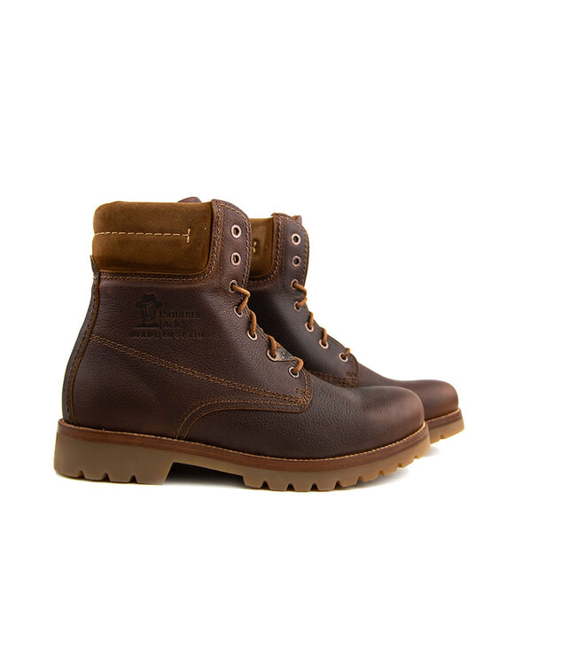 Panama Jack Schnürstiefel Cuero Bark Bruin