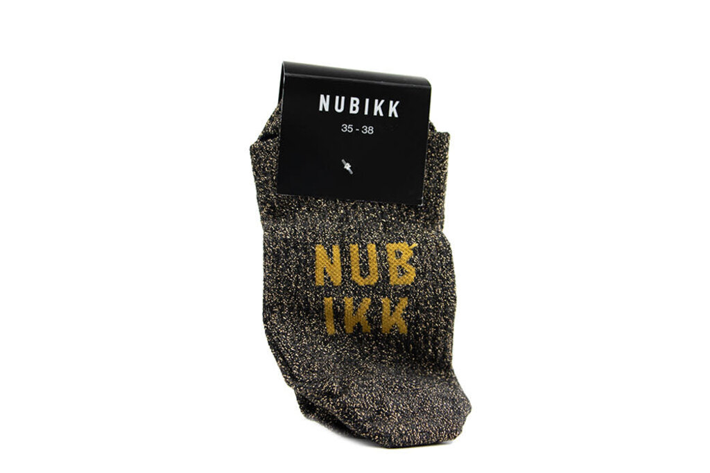 Nubikk Nubikk Nova Socks Glitter (L) Black Nylon