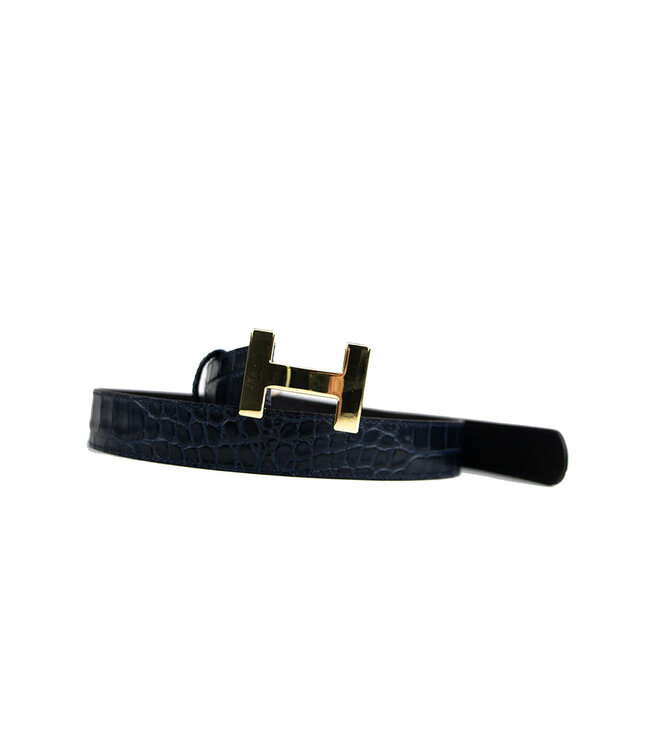 HAN Riem Aveline Donkerblauw Croco